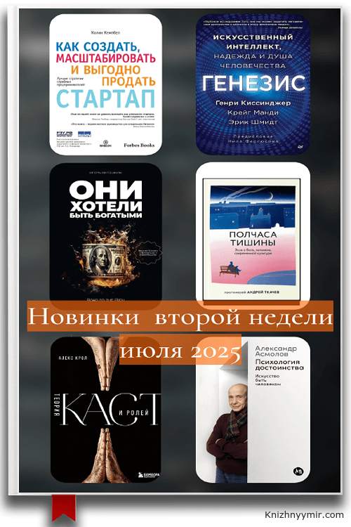 Книжные Новинки Второй Недели Июля 2025: Зарядитесь Идеями для Бизнеса и Саморазвития!
