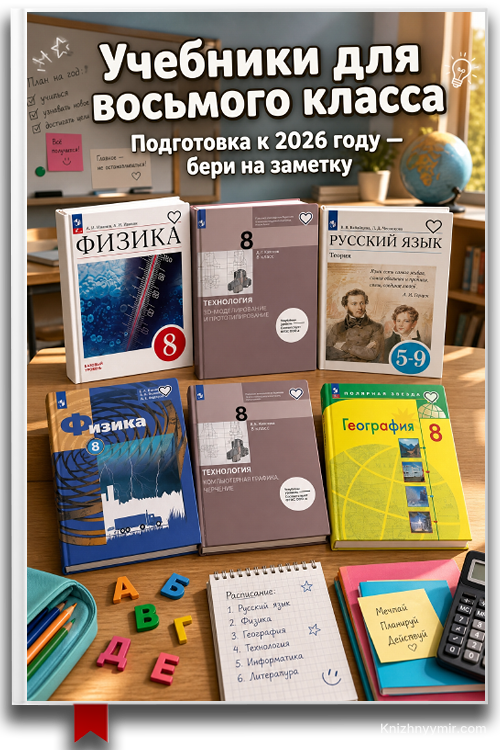 Учебники для 8 класса
